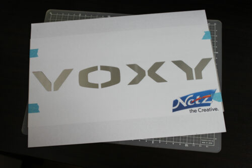 VOXY ナンバー隠し